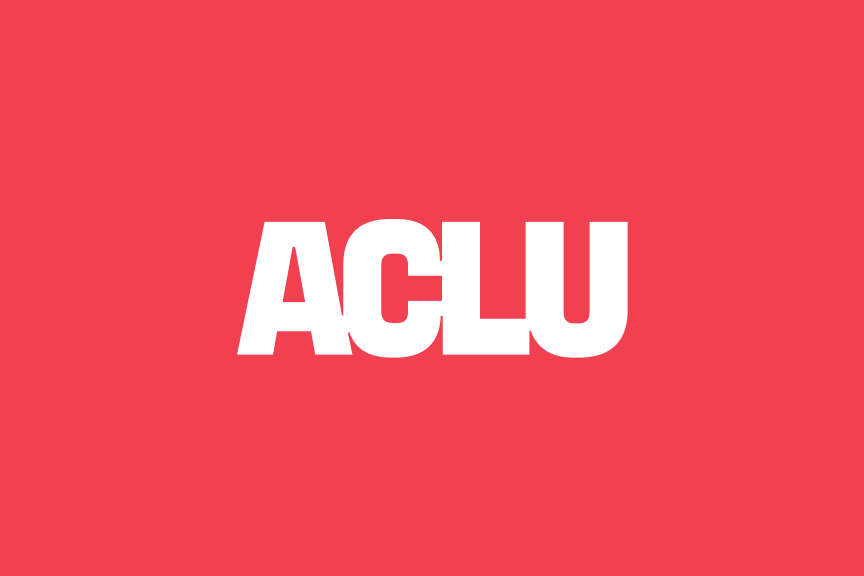 Design work for The American Civil Liberties Union